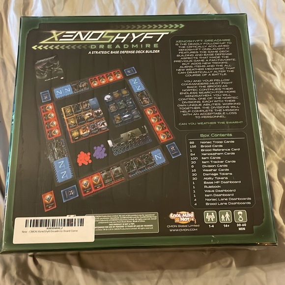 NWT CMON Xenoshyft Dreadmire Board Game - Picture 4 of 7